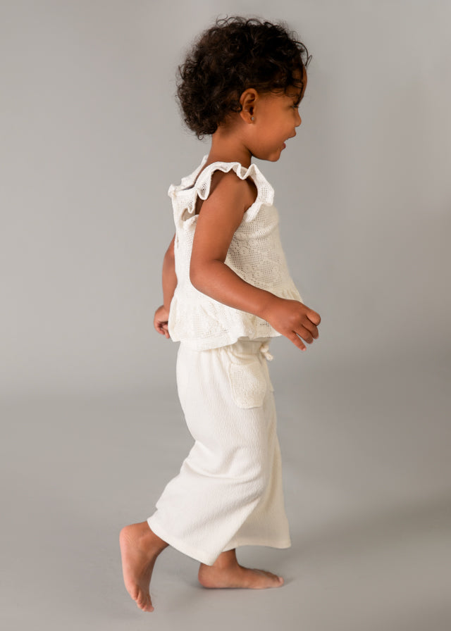 Conjunto bebé top y pantalón
