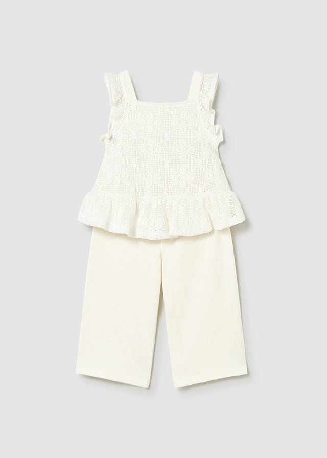 Conjunto bebé top y pantalón