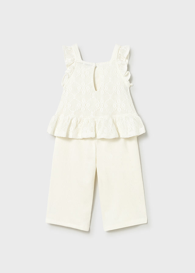 Conjunto bebé top y pantalón