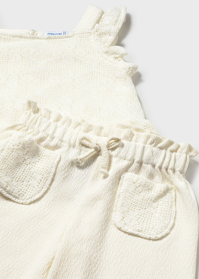 Conjunto bebé top y pantalón