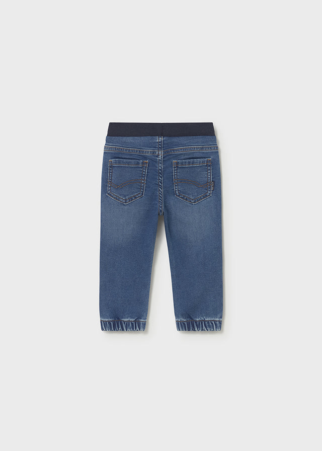 Pantalon soft denim jogger