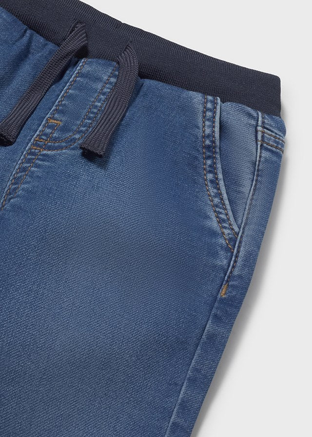 Pantalon soft denim jogger