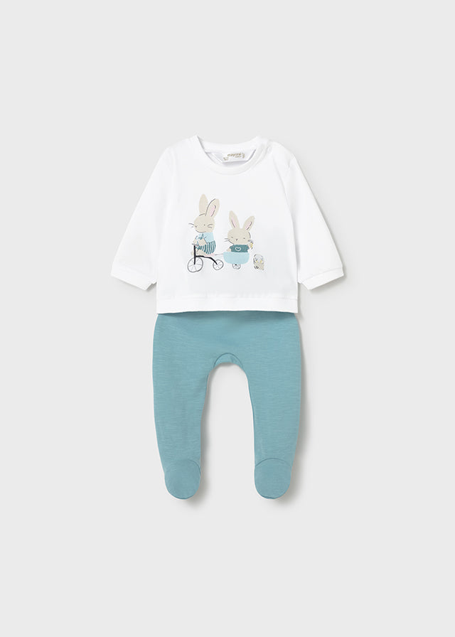 Conjunto polaina conejitos