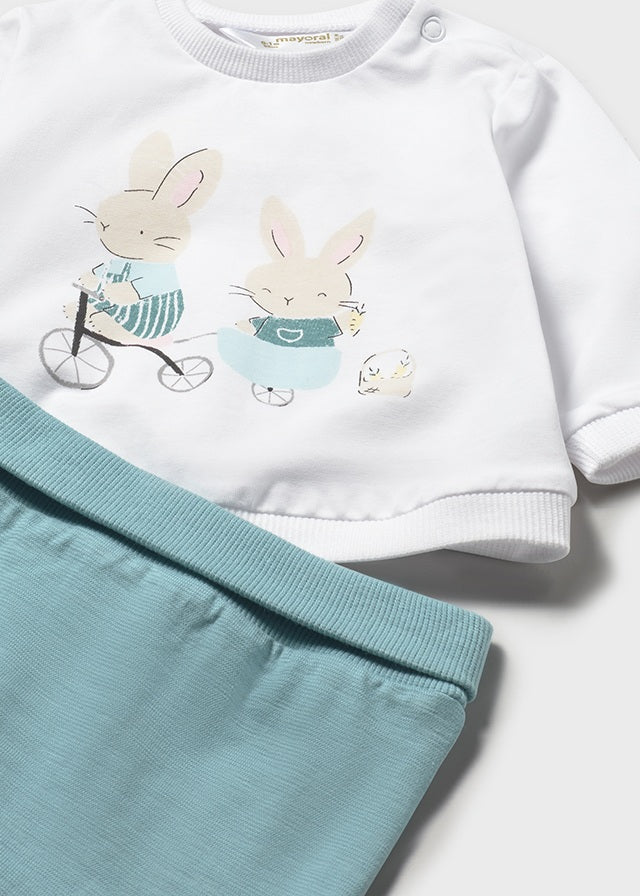Conjunto polaina conejitos