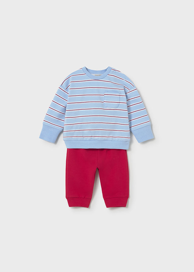 Conjunto punto 4 piezas : 2 sudaderas + 2 pantalones.