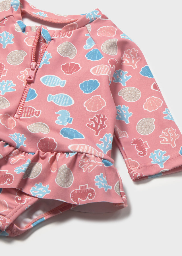 Conjunto baño manga larga bebé