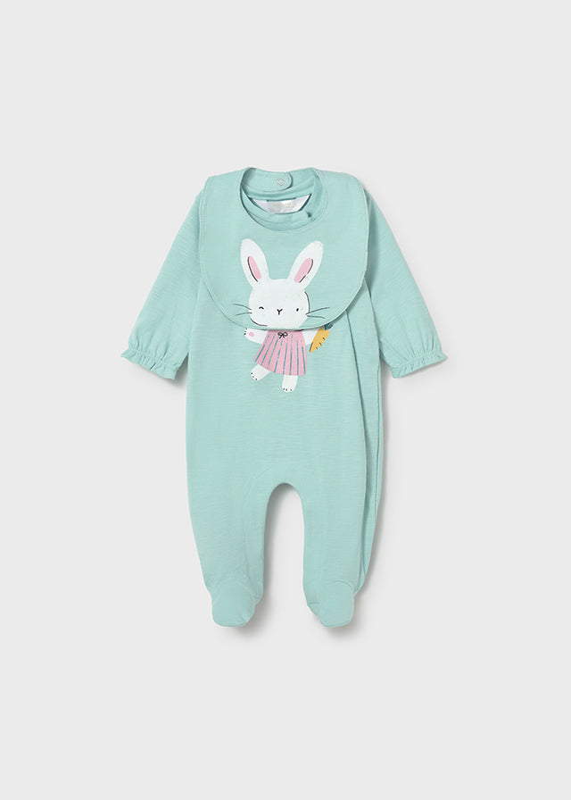 Conjunto pelele largo y babero