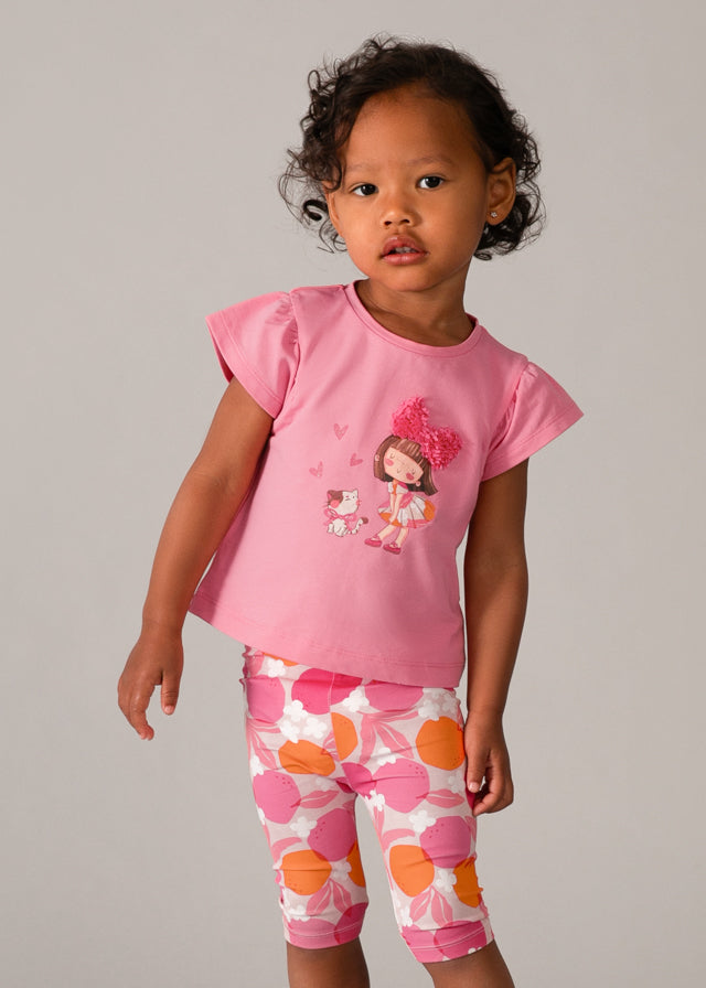 Conjunto leggings pirata y camiseta estampados bebé