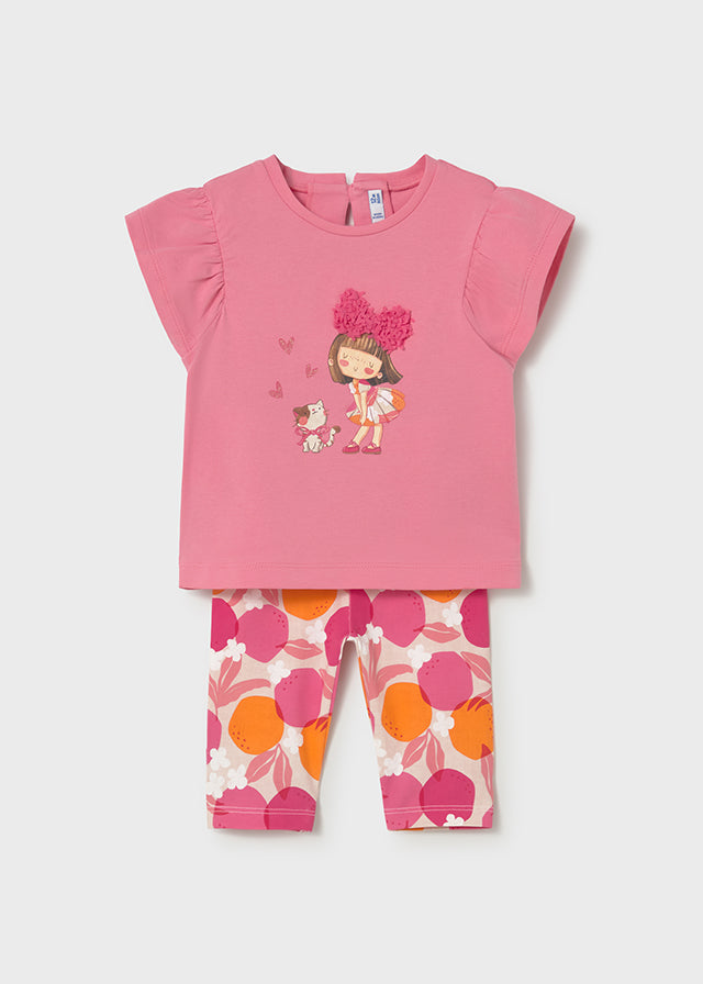 Conjunto leggings pirata y camiseta estampados bebé