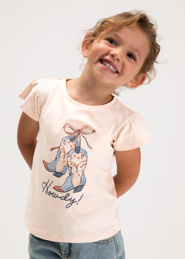 Camiseta manga corta niña