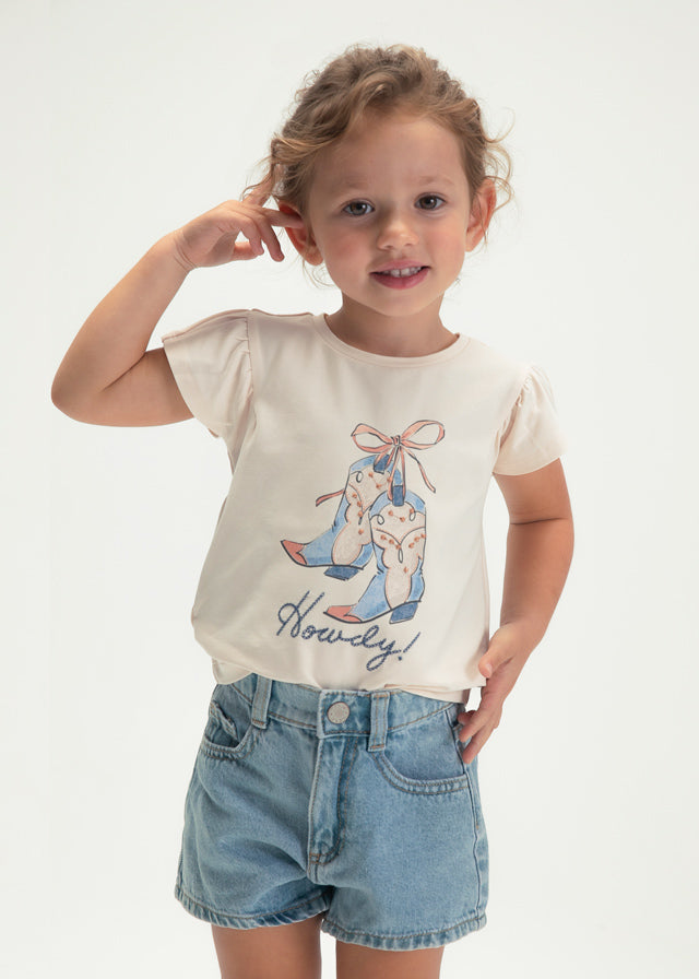 Camiseta manga corta niña