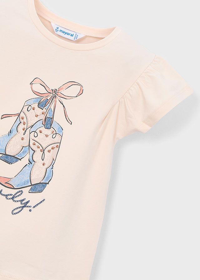 Camiseta manga corta niña