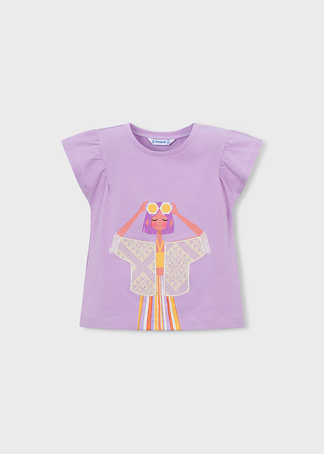 Camiseta manga corta niña