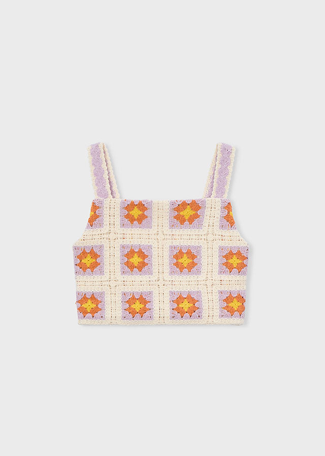 Top crochet niña
