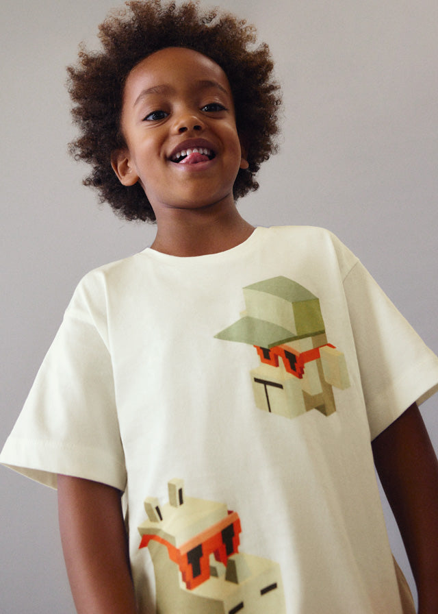 Camiseta manga corta mix and match niño