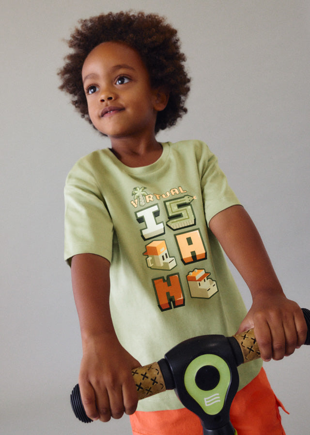 Camiseta manga corta mix and match niño