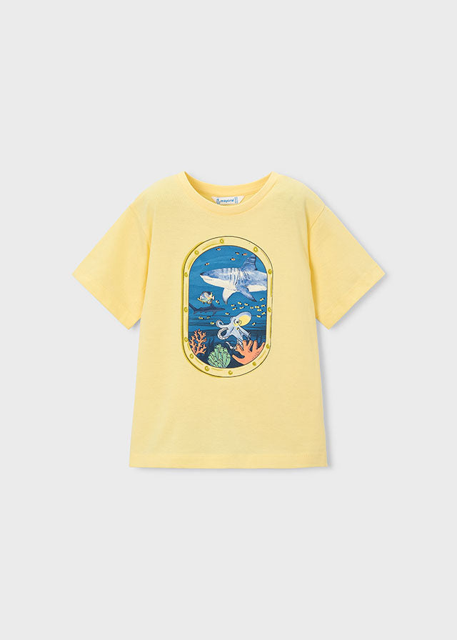 Camiseta manga corta ventana