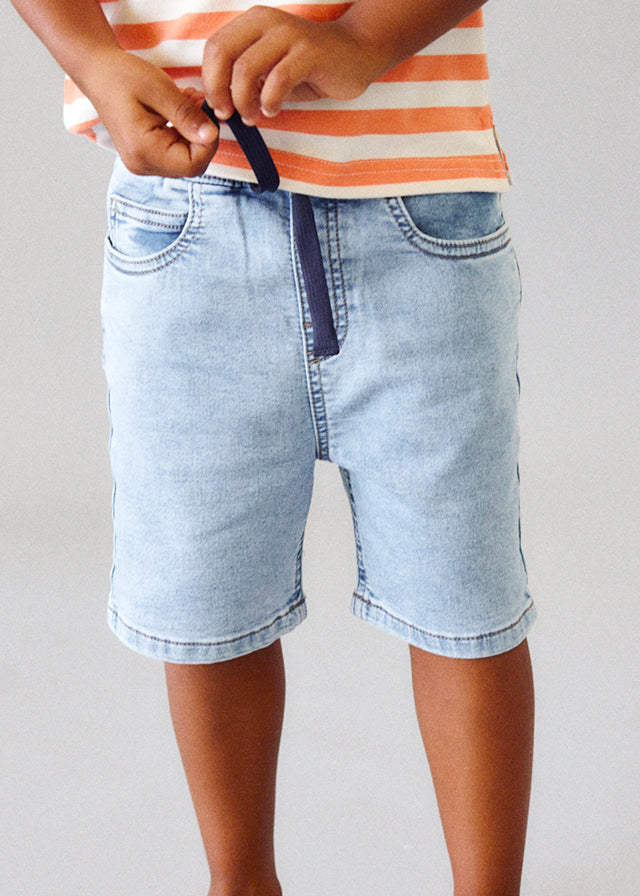 Bermuda vaquera jogger.