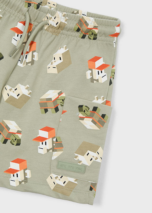 Bermuda infantil estampada niño