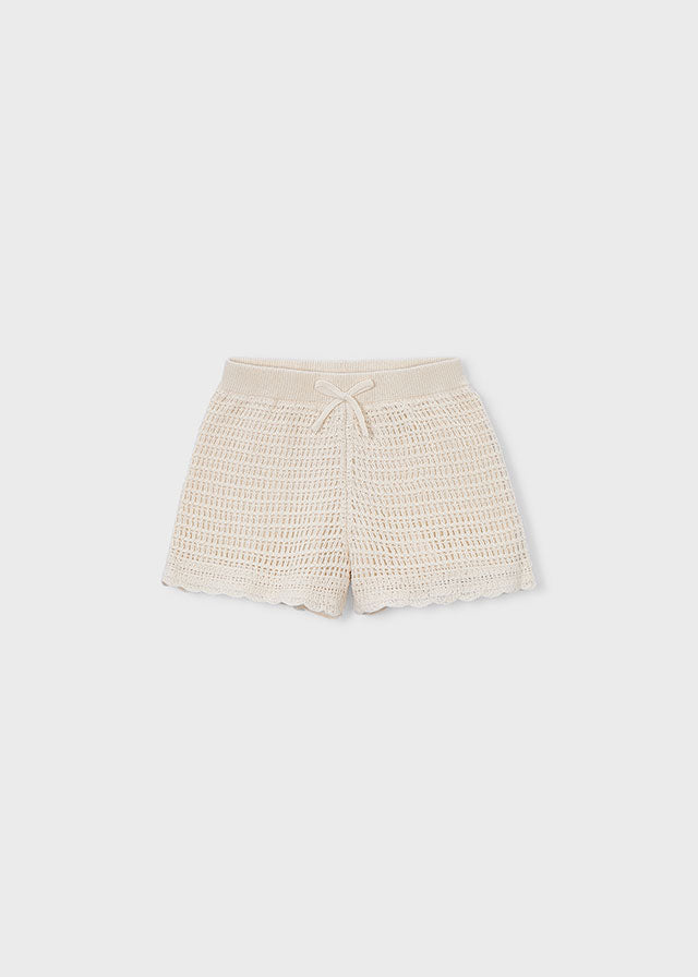 Pantalon corto tricot