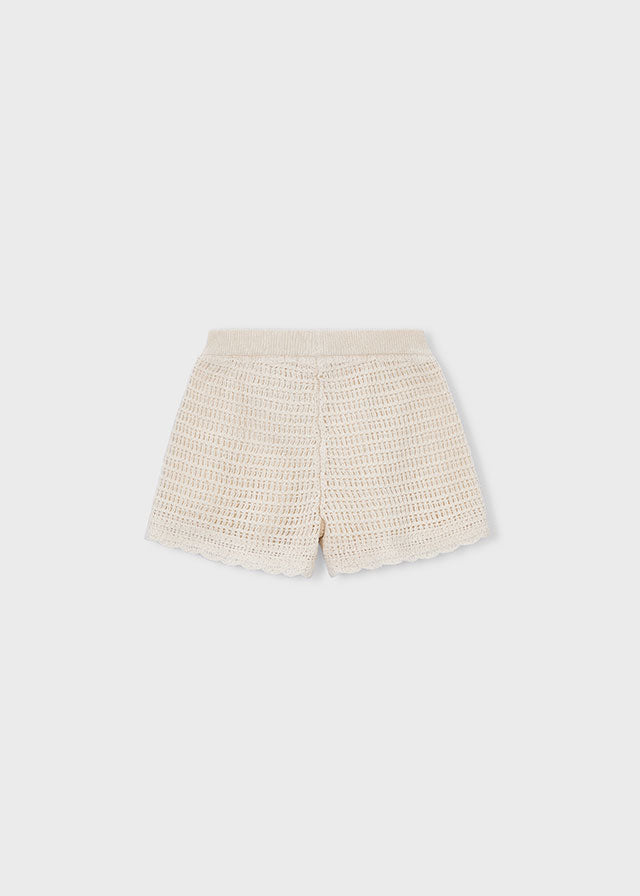 Pantalon corto tricot
