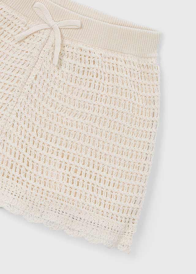 Pantalon corto tricot