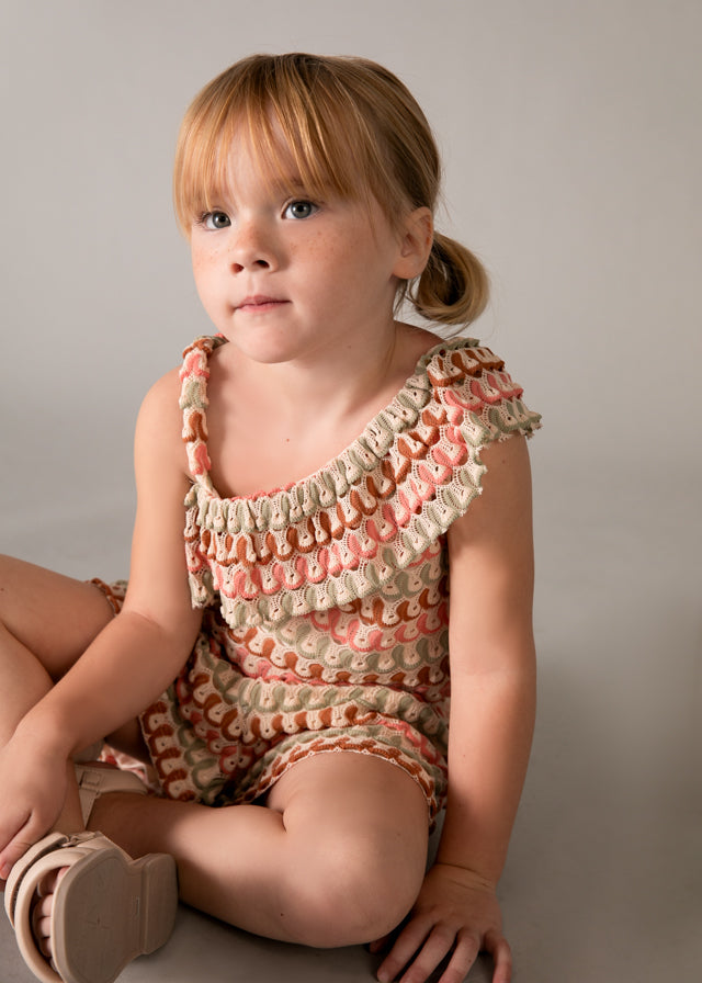 Conjunto short punto fantasia