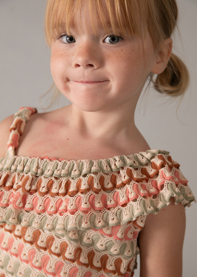 Conjunto short punto fantasia