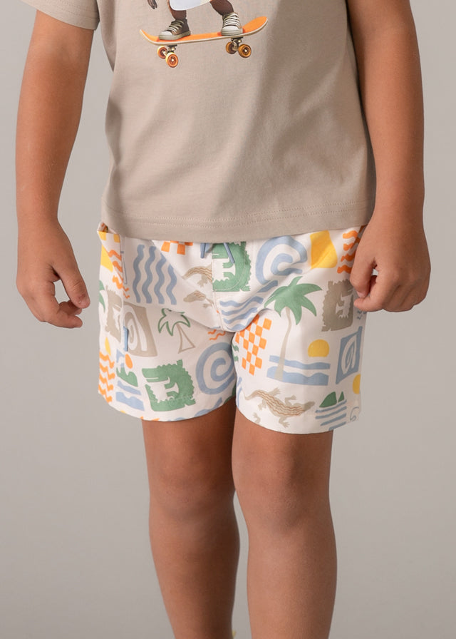 Bañador bermuda estampado niño