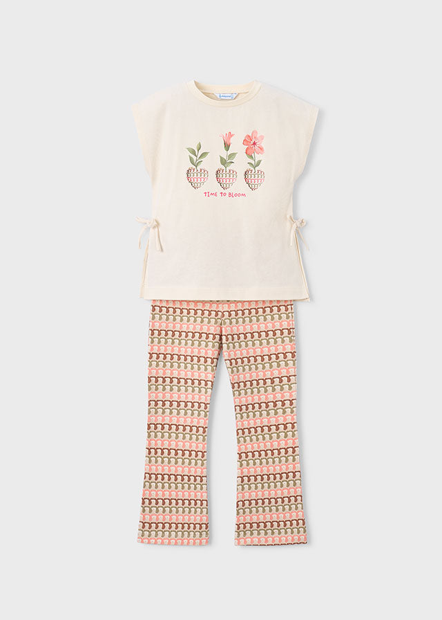 Conjunto leggings flare
