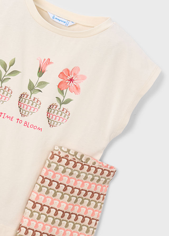 Conjunto leggings flare