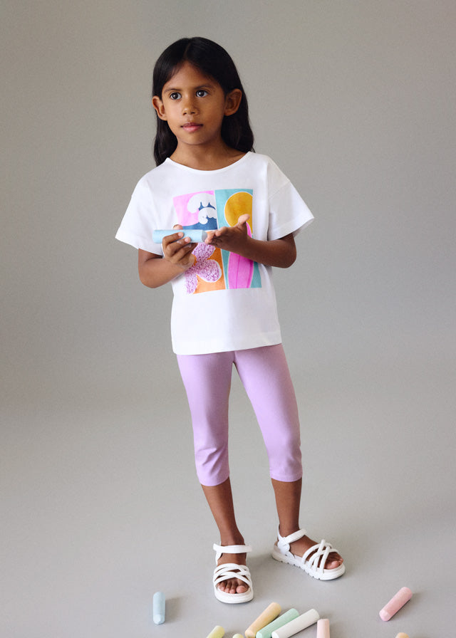 Conjunto leggings corto niña
