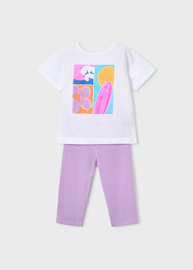 Conjunto leggings corto niña