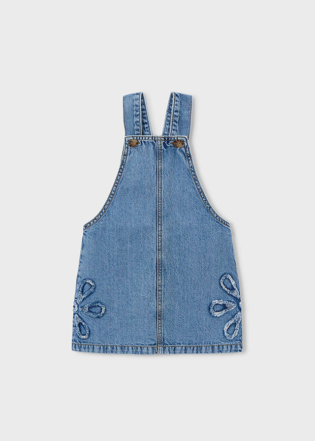 Peto denim fluido niña