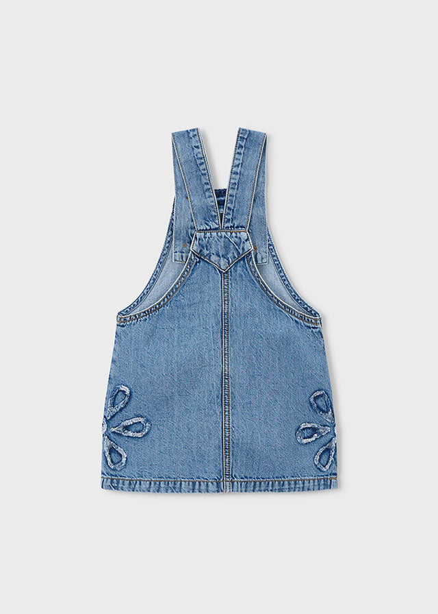 Peto denim fluido niña