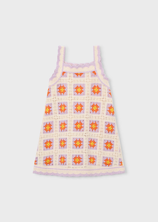Vestido crochet niña