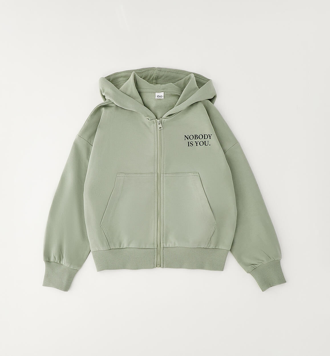 Chaqueta sudadera con capucha y cremallera para chica