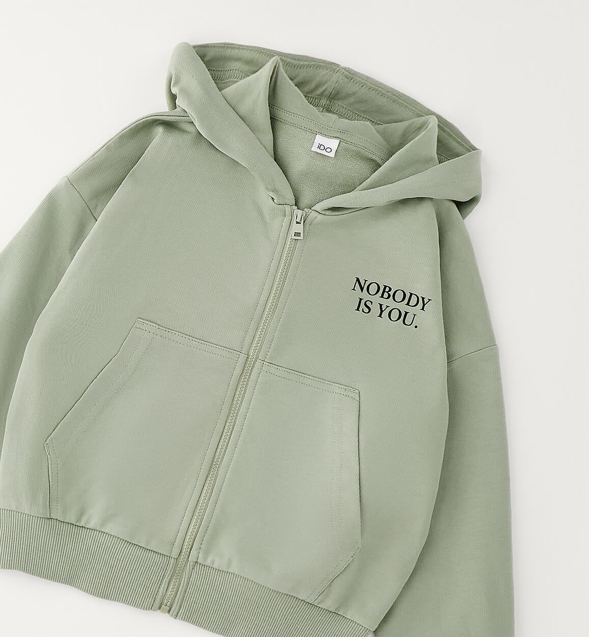 Chaqueta sudadera con capucha y cremallera para chica