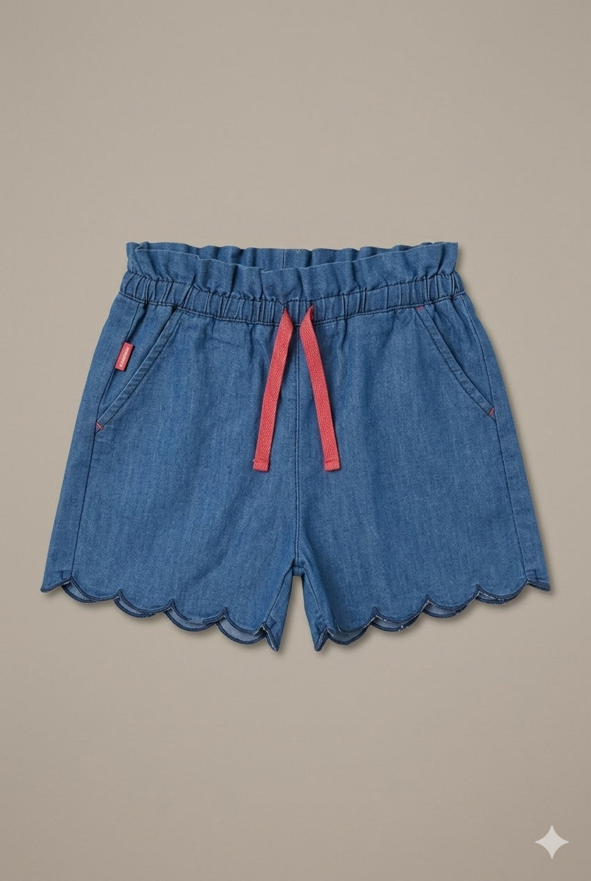 Bermudas denim de niña