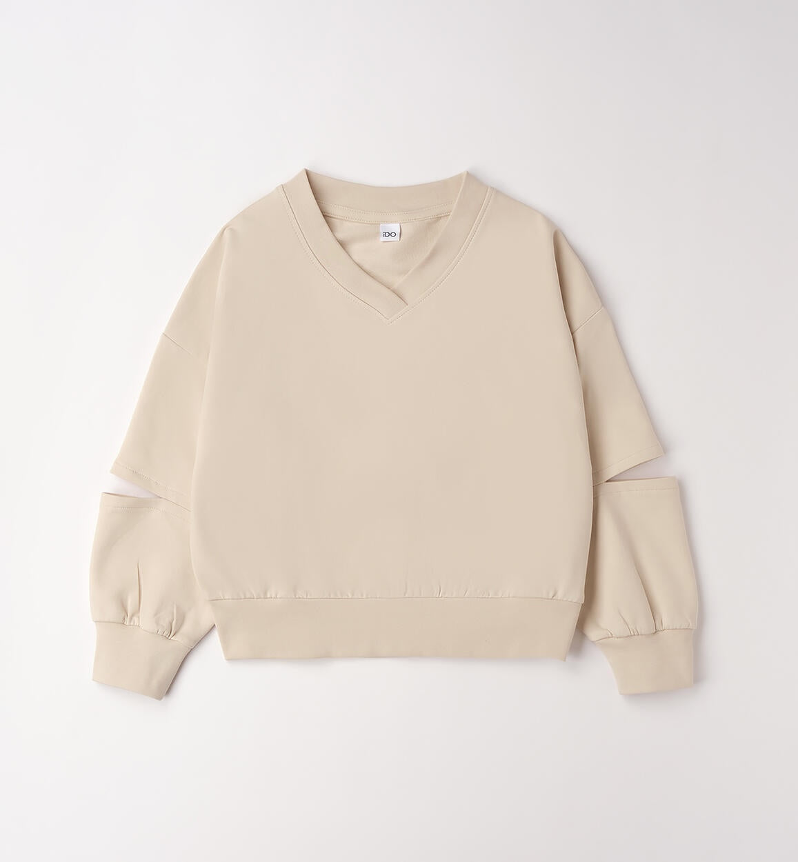 Sudadera aberturas en las mangas