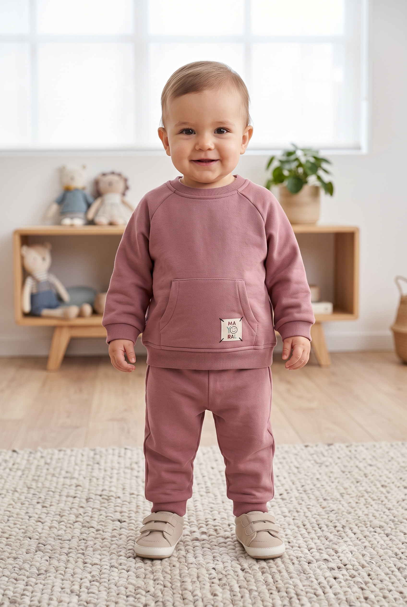 Chandal dos piezas manga larga unisex bebe.