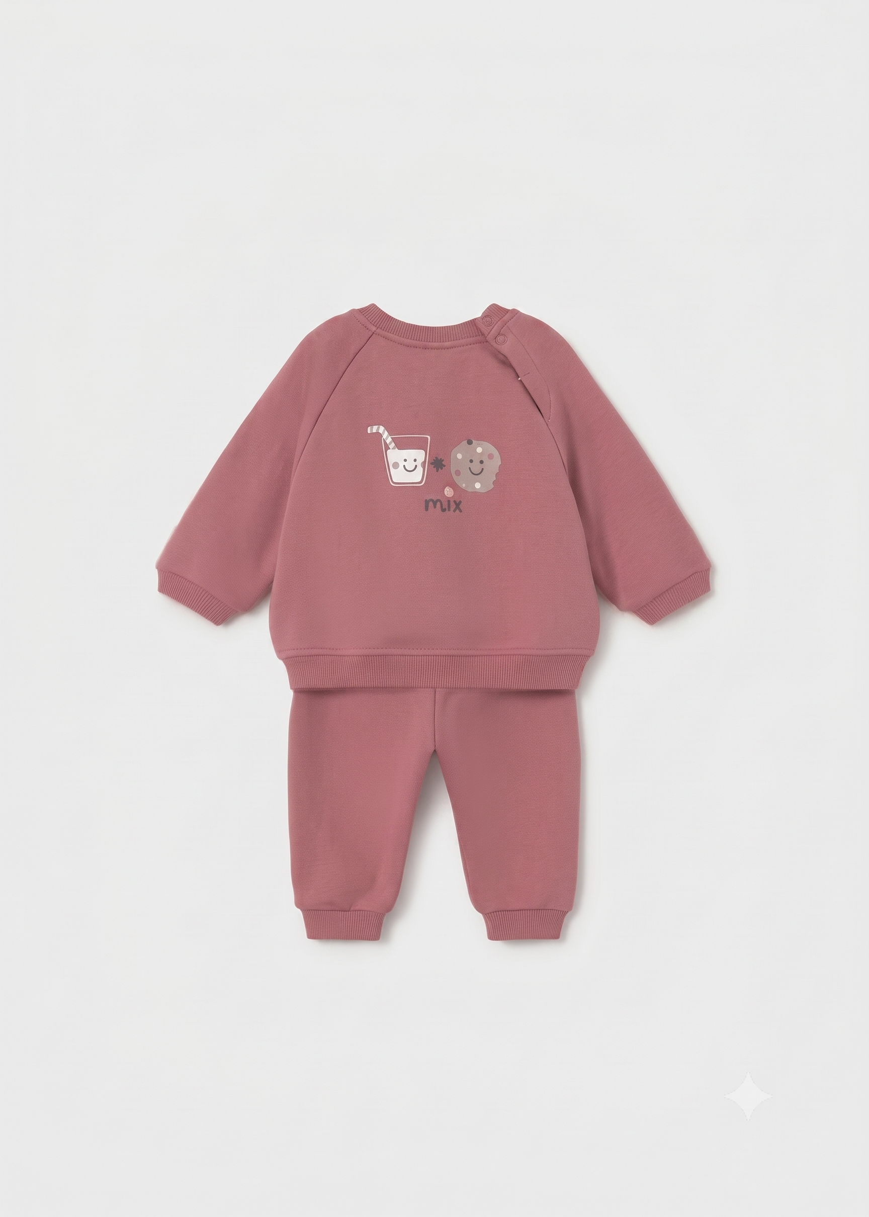 Chandal dos piezas manga larga unisex bebe.