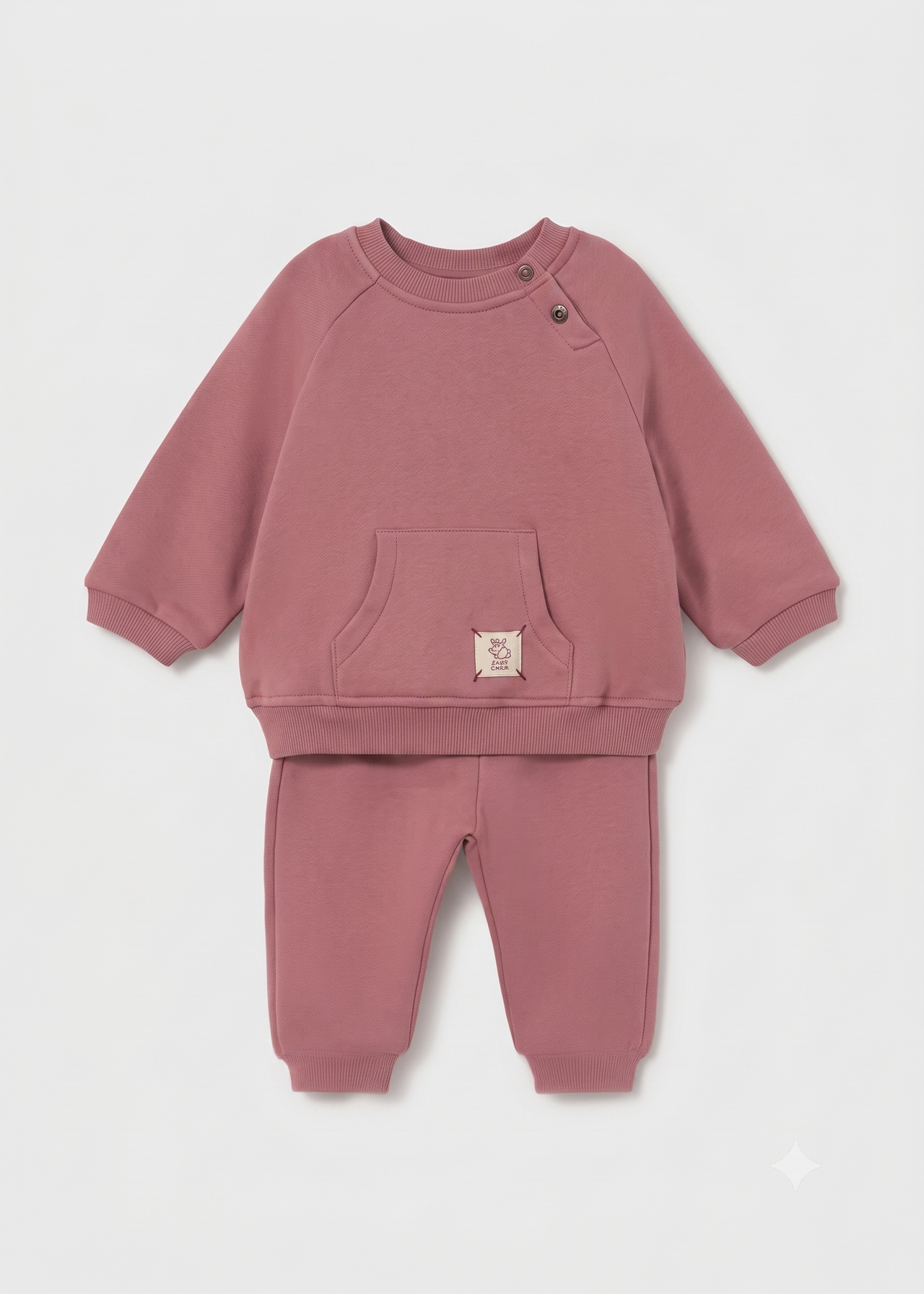 Chandal dos piezas manga larga unisex bebe.