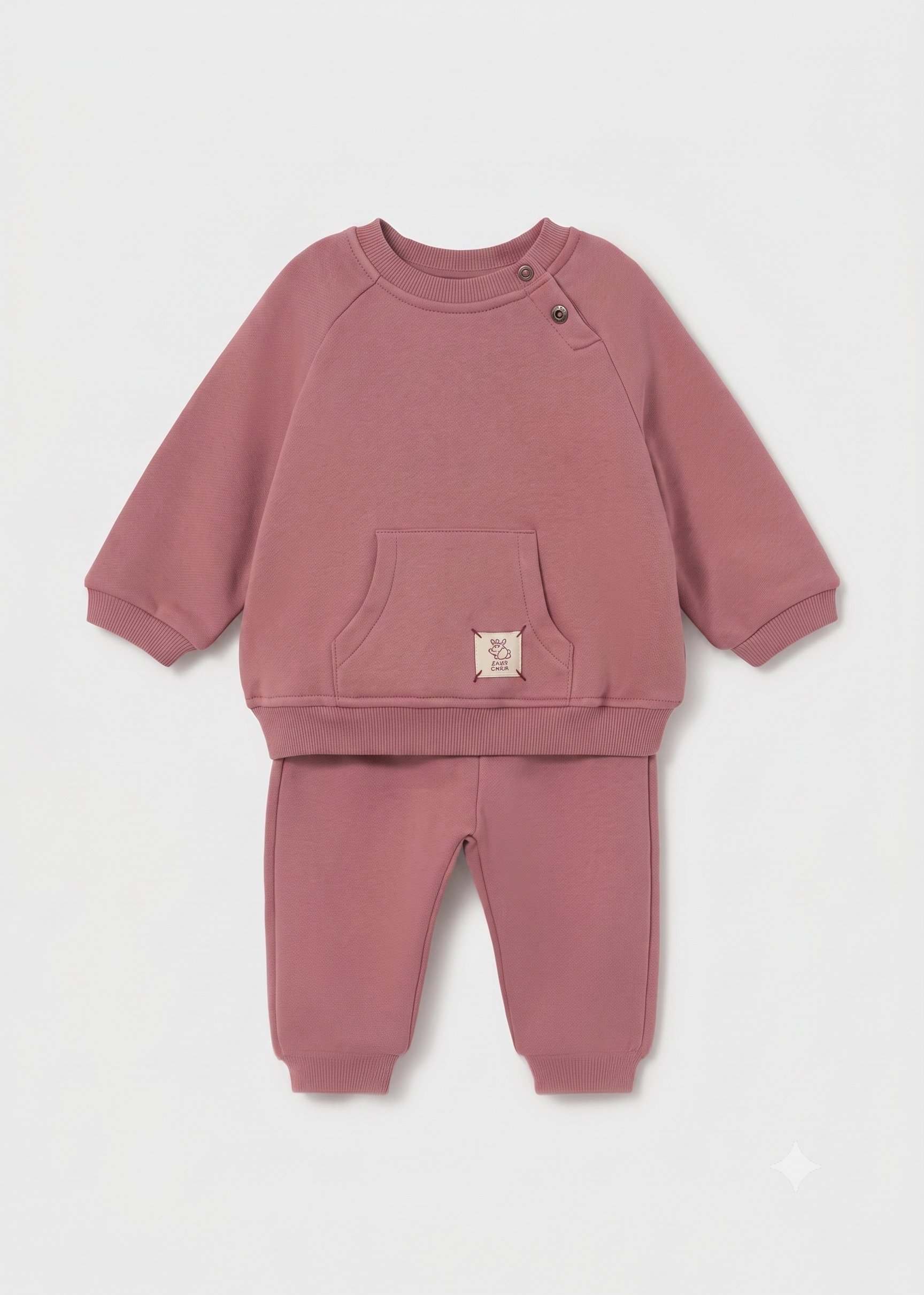 Chandal dos piezas manga larga unisex bebe.