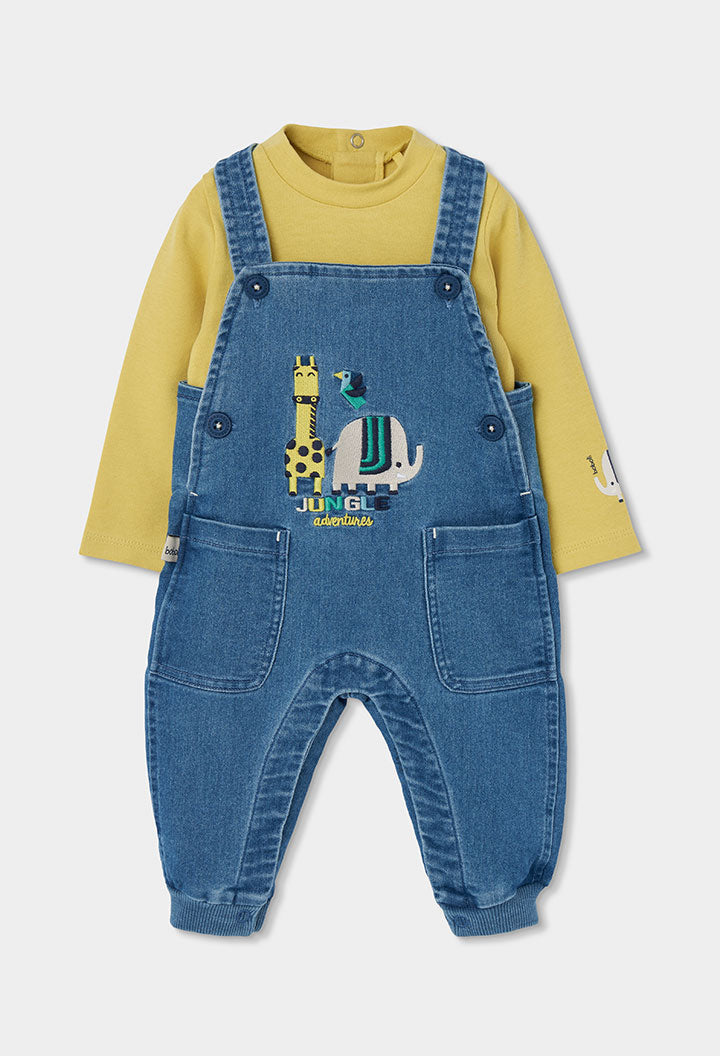 Conjunto punto de bebé niño