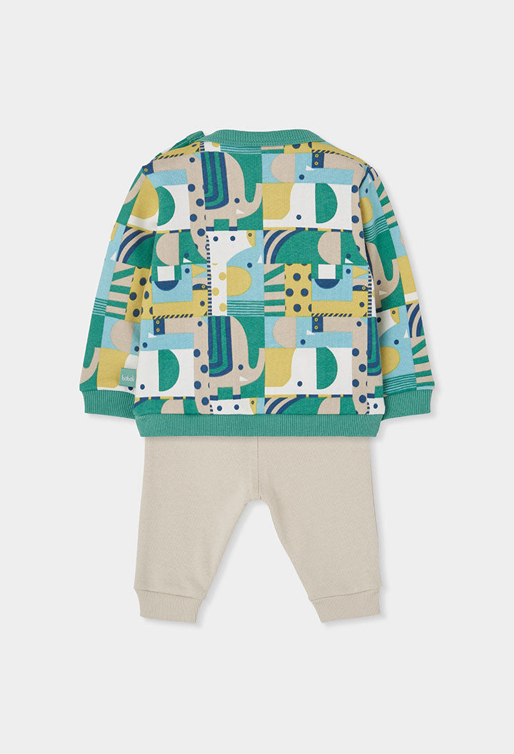 Conjunto punto de bebé niño