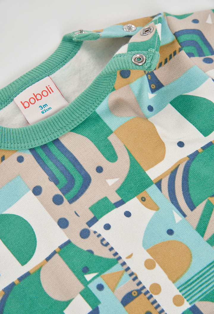 Conjunto punto de bebé niño