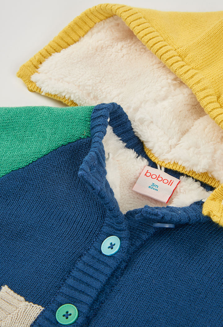 Chaqueta tricotosa de bebé niño