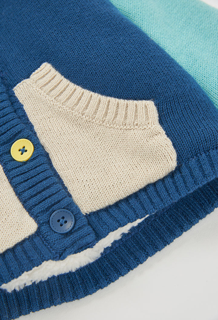 Chaqueta tricotosa de bebé niño