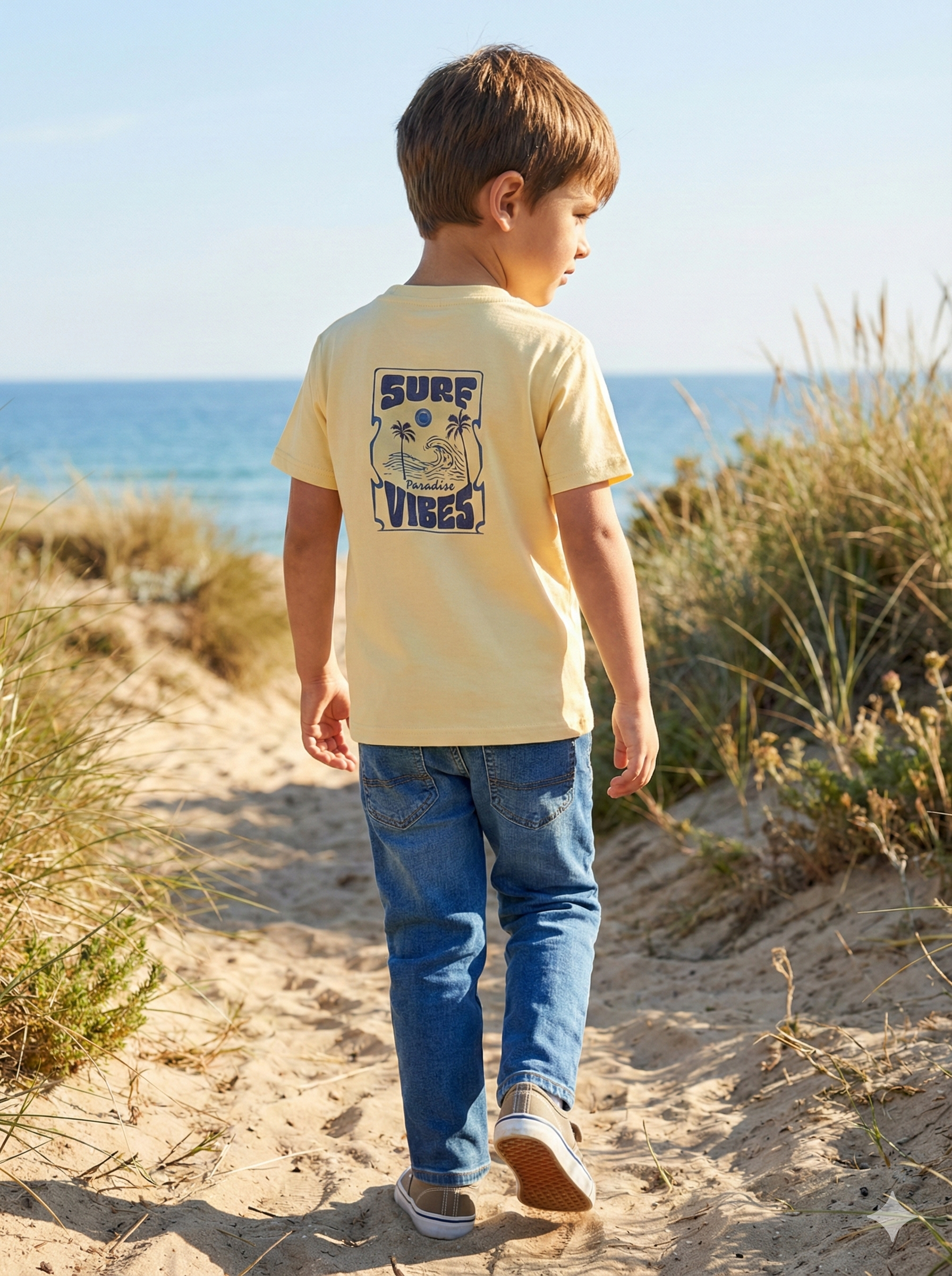 Camiseta amarilla niño